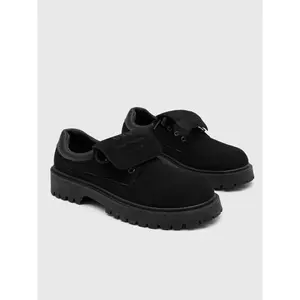 Men’s height-increasing derby shoes with a thick sole, breathable suede upper, anti-slip wear-resistant outsole, lightweight support, suitable for daily wear