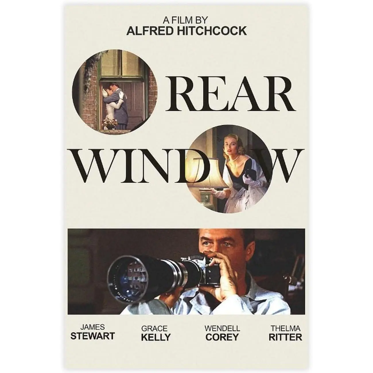 Rear Window Poster Movie Posters 1 Decorative Painting Canvas Wall Art Living Room Posters Bedroom
