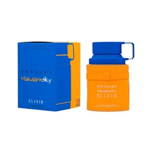 Armaf Odyssey Mandarin Elixir Eau De Parfum, 100 ml-3.4 fl oz Limited Edition Alcohol-Based Fresh Scented Liquid Men's Fragrance with Vanilla, Aromatic & Lavender Notes