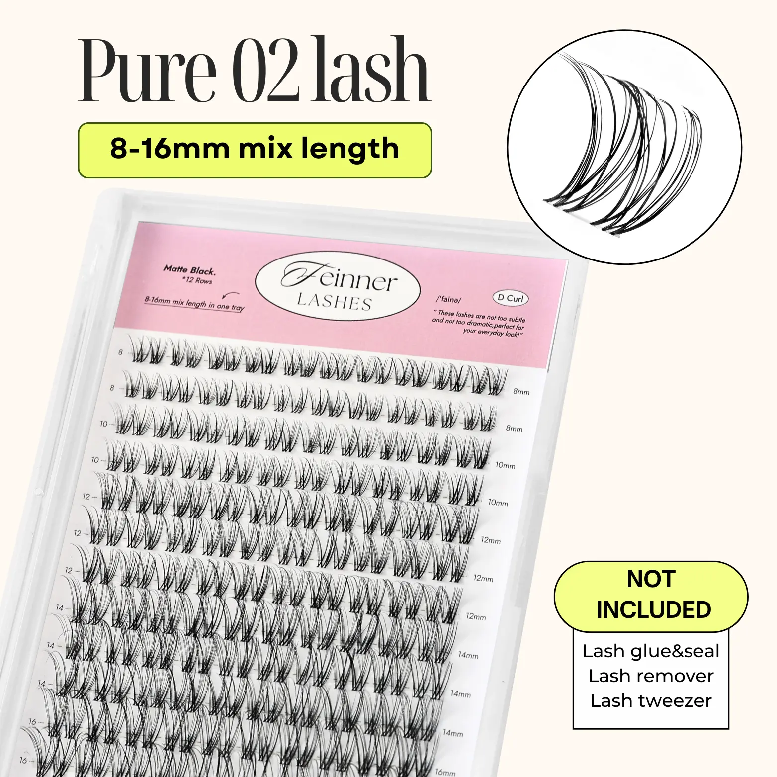 Only lash Pure 02 (8-16mm)