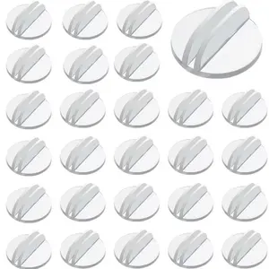 20 Pieces Transparent Plastic Card Holders - Multi-Functional Small Base Clips for Table Number Displays, Menus, Business Tags, Labels - Perfect for Easter, Christmas, Halloween, Graduation & Celebrations