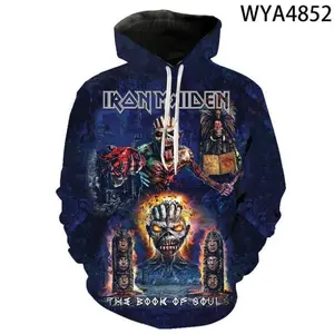 Iron Maiden Eddie Graphic Hoodie 3D Metal Fan Style AOP All Over Print 3D Shirts