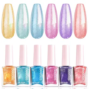 Beetles Spring Nail Polish Set - 6 Colors Nail Polish Quick Dry Set, 7.5ml/0.25 Fl Oz Spring Nails Art, Long Lasting Shine DIY Manicure Easter Nails Gift for Her