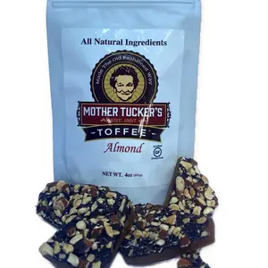 Mother Tucker’s Almond Crunch Toffee Dark Chocolate Best Seller Treat  Dessert Sweet Crunchy Snack