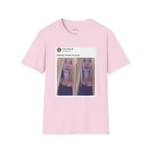 Trisha Shirts Paytas "Nobody knows me truly" Tweet, Twitter Post T-Shirt, Meme Shirt, Iconic Tee