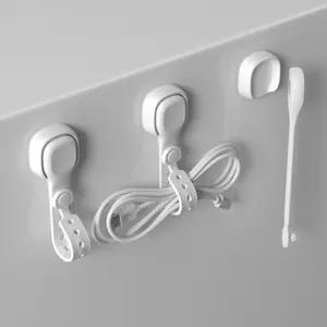 3-Pack Magnetic Cable Ties — a handy household item and great anniversary gift! Reusable, strong magnet ties keep cables tidy at home, in the office, or on the go.