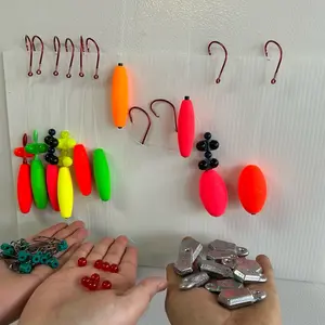 Santee variety Pack with weights  6/0 8/0 10/0 hooks !