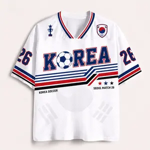 Unisex #South Korea Soccer Jersey | Retro Korea Shirt | Custom Name Number Jersey | Korean Football Fan Gift