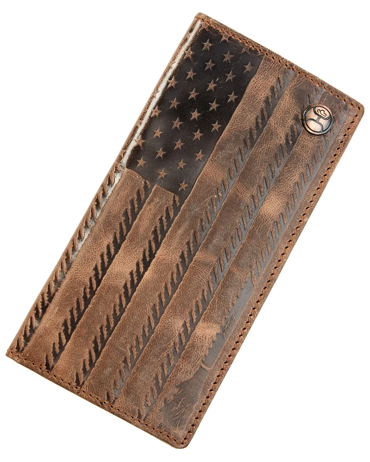 Hooey Men's Men'S Liberty Rope Embossed Rodeo Wallet - Hw003-Brbk