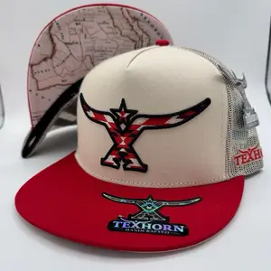 Tex Horn Hat- Aztec Red