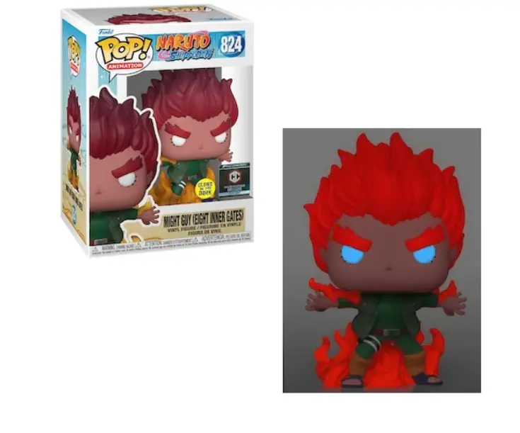 POP! Naruto - Might Guy Glow in the Dark #824 Chalice Exclusive