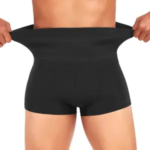 Men's Compression Underwear Briefs, Abdominal Control Shorts, High Waist Butt Lifting Shapewear, Tight Fit, High Elasticity, Durable Material, Shapewear Body Shaper