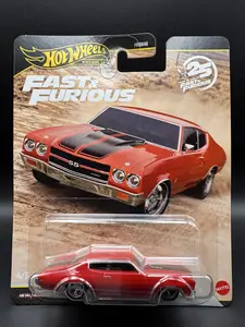 Hot Wheels Premium Fast and Furious 1970 Chevrolet Chevelle SS - 25th Anniversary - 1:64 Scale