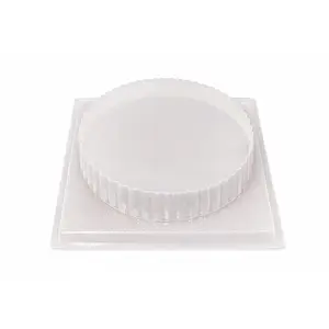 Scalloped Round Gelatin Mold – Fluted Jello Mold – Round Gelatina Mold for Layered Desserts – Semi-Rigid Plastic Dessert Mold – Made in Mexico