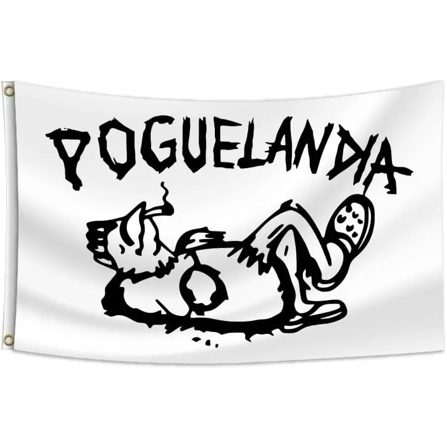 Poguelandia Flag 40x60inch Printed OBX Funny Chicken Flag Banner Tapestry OBX Flag Outer Banks Banner Pogue Life Poster for Outdoor Garden College Dor