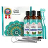 GuruNanda Cocomint Pulling Oil with 7 Essential Oils & Vitamins D3, E & K2, 8 oz - 3 Pk