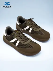 HOBIBEAR Wide Toe Shoes for Men and Women, Breathable Mesh Retro Athletic Training Shoes with Rubber Sole, Casual Daily Commute Footwear, Sneaker, Comfortable and Stylish