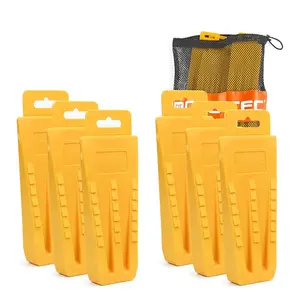 NEO-TEC 6 Pack Tree Felling Wedges, Chainsaw Wedges, 5.5"+8" Tree Cutting Equipment, Tree Cutting Equipment with Spikes for Safe Tree Cutting