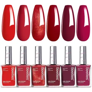 Beetles Red Pink Nail Polish Set - Long Lasting & Quick Dry, Clear for Women, Nails Art, Nails at Home, Salon Daily, Mothers Day Gift   #cozyvibes #effortlessbeauty