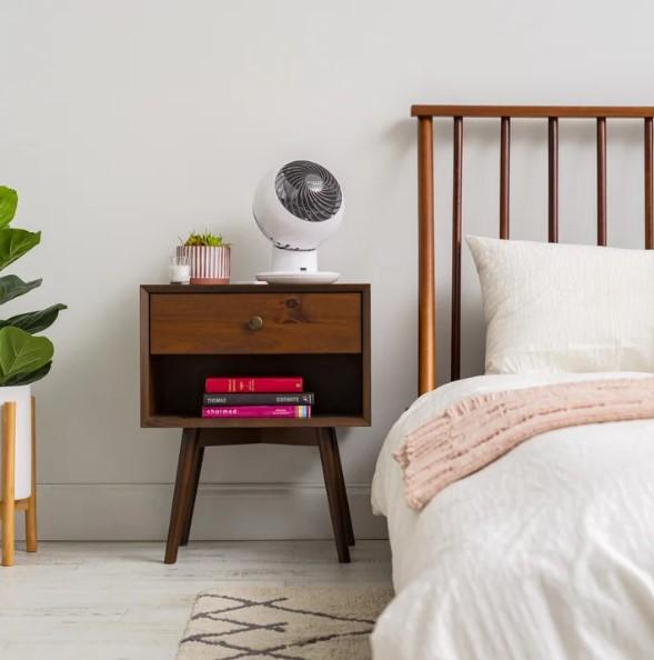 Woozoo 5-Speed Globe Fan with Energy Efficient Motor and Remote Control for Home and Office Use - Compact Size & Globe Design