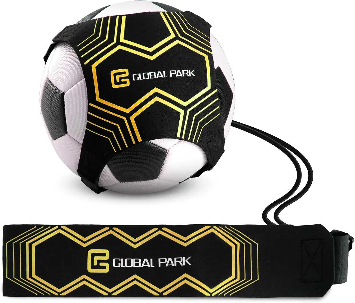 Adjustable Football Training Waist Belt with Secure Waist Grip - Sports Equipment for Ball Control, Passing, Shooting, Solo Practice; Suitable for Soccer, Volleyball, Rugby, Kids & Adults at Home