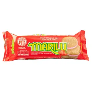 Marilú Fresa – 6 Pack | Venezuelan Strawberry Wafer Cookies, Sweet and Crunchy