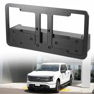 SNAPPLATE Ford F-150 Lightning EV SnapPlate No-Drill Front License Plate Bracket Height-Adjustable Eco-Friendly Secure Design for 2022-2025+ Models