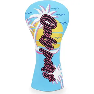 Golf  Covers, Leather Driver Headcover, Fairway  Cover, Hybrid  Covers -  Embroidery Golf Club  Covers for Men Women ONLY PARS Golf Headcovers