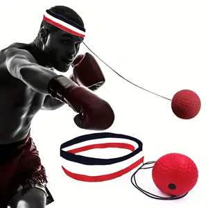 1pc Boxing Reaction Ball, Boxing Speed Ball, Relax for DODGE Training Equipment, Home Use Boxing Head-Mounted Reaction Target