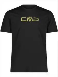 Cmp Letter Print Sport T-Shirt for Men, Summer Quick-Dry Breathable Short Sleeve, Outdoor Running Fitness Top, Casual Long Sleeve Tee