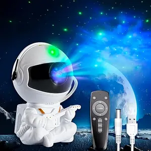 Astronaut Star Projector Night Light with 360° Rotation & Remote Control|16 Color Galaxy & Nebula Projection for Bedroom/Party Decor|USB Powered with Auto Timer for Kids/Adults|#GalaxyProjector#SpaceDecor#TikTokMadeMeBuyIt.