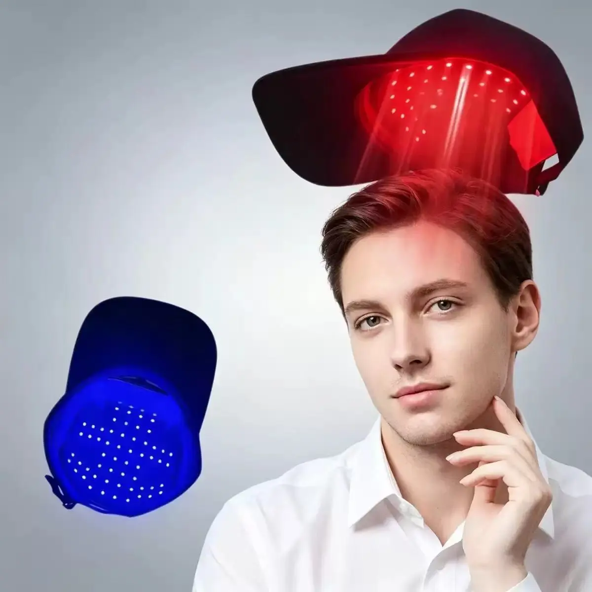 Light Therapy Hat for Hair Growth, Anti-Hair Loss LED Hat, Near Infrared Relaxation Head Treatment Device, Hair Growth Stimulator, Hair Growth Product, Hair Wellness, New Model Lhm-003
