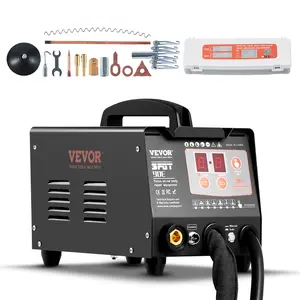 VEVOR Spot Welder Dent Puller, Summervibes, 3KW Stud Welder Dent Repair Kit with 2 Welding Guns, Auto/Manual Welding & 7 Modes, 110V Auto Body Spot Welding Dent Repair Machine for Car, Truck Dent Repair