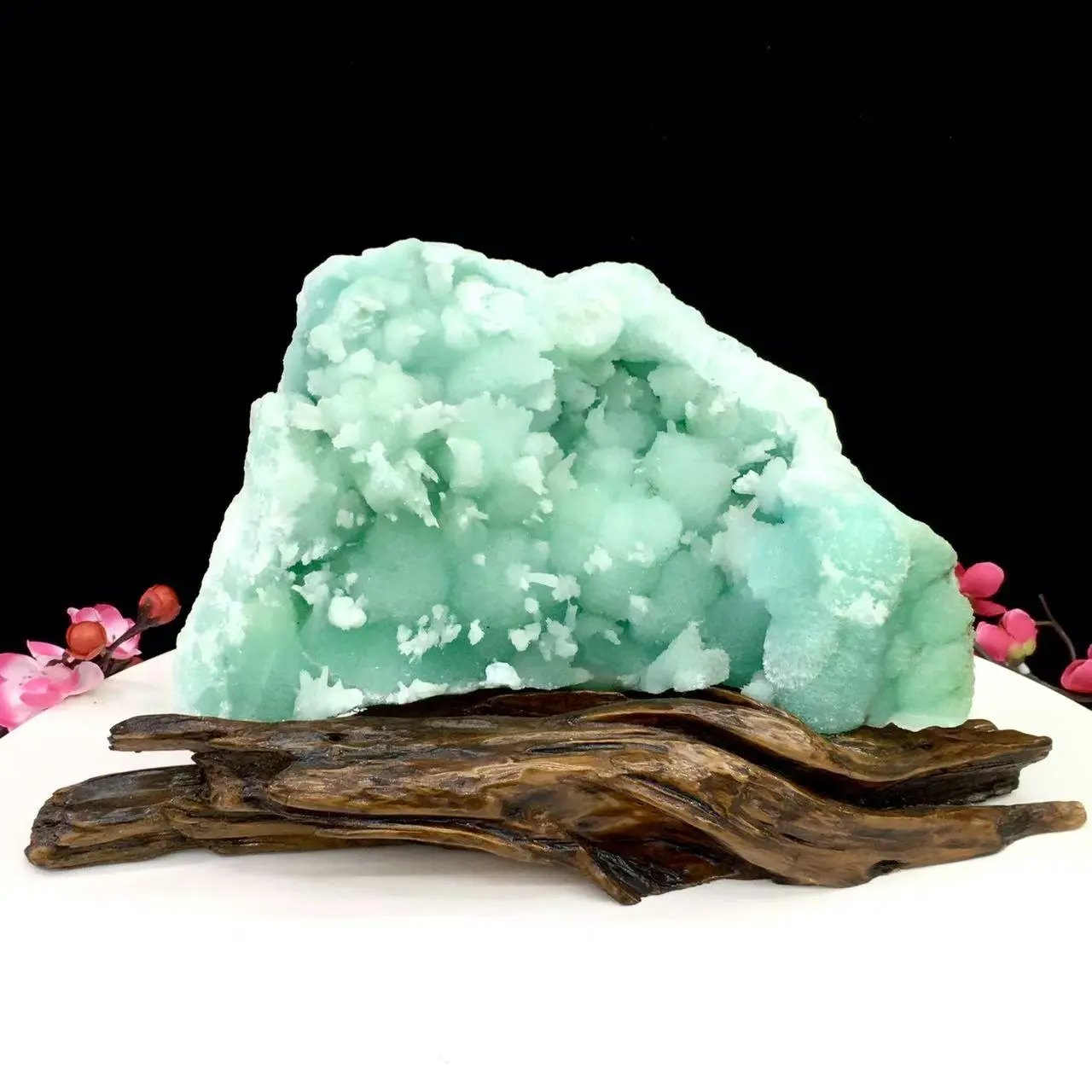 blue argonite specimen ornaments