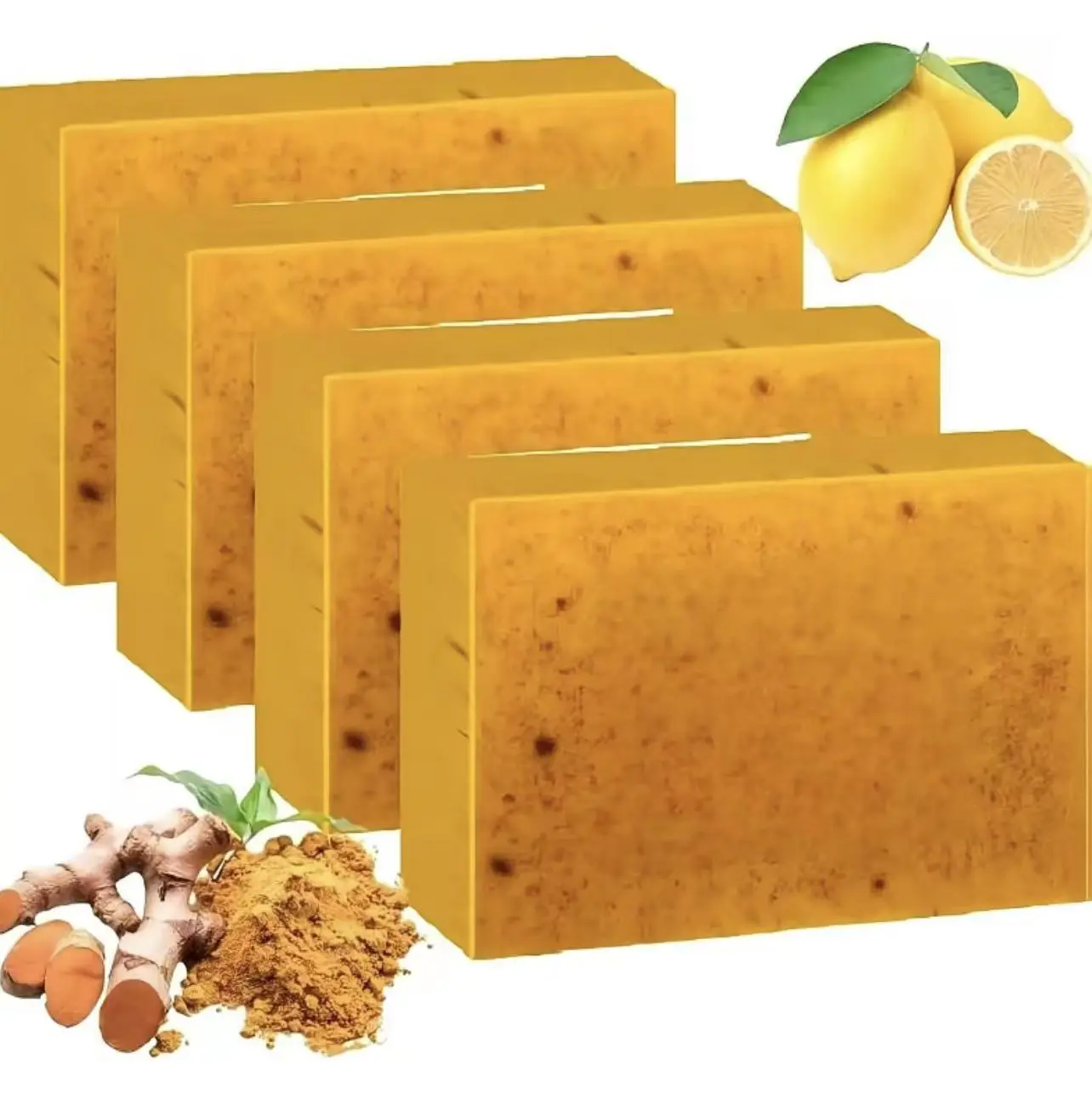 Kojic Turmeric Cleanser Soap - Kojic Acid Soap for Face and Body, Beauty Products, Face Care Products, Body Care Bath & Shower Cleansing Bar,sohochic