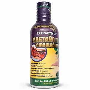 Castano De Indias Extracto De Jugo Circulacion Y Varices Suplemento Alimenticio 750 ml Liver Function Support Dietary Supplement Drink Supports Immune System Improves Digestion