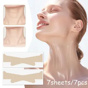Neck Firming Patch, Anti-Wrinkle and Anti-Sagging Skin Tape, Reusable Invisible Neck Lifting