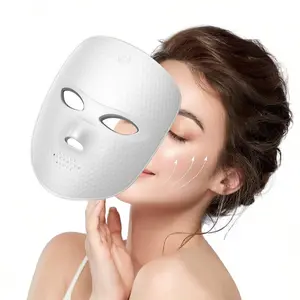 2026 New 7 Color LED Mask with Eye Protection Design, USB Charging, Perfect Gift for Women, Home Use, Lithium Polymer Battery