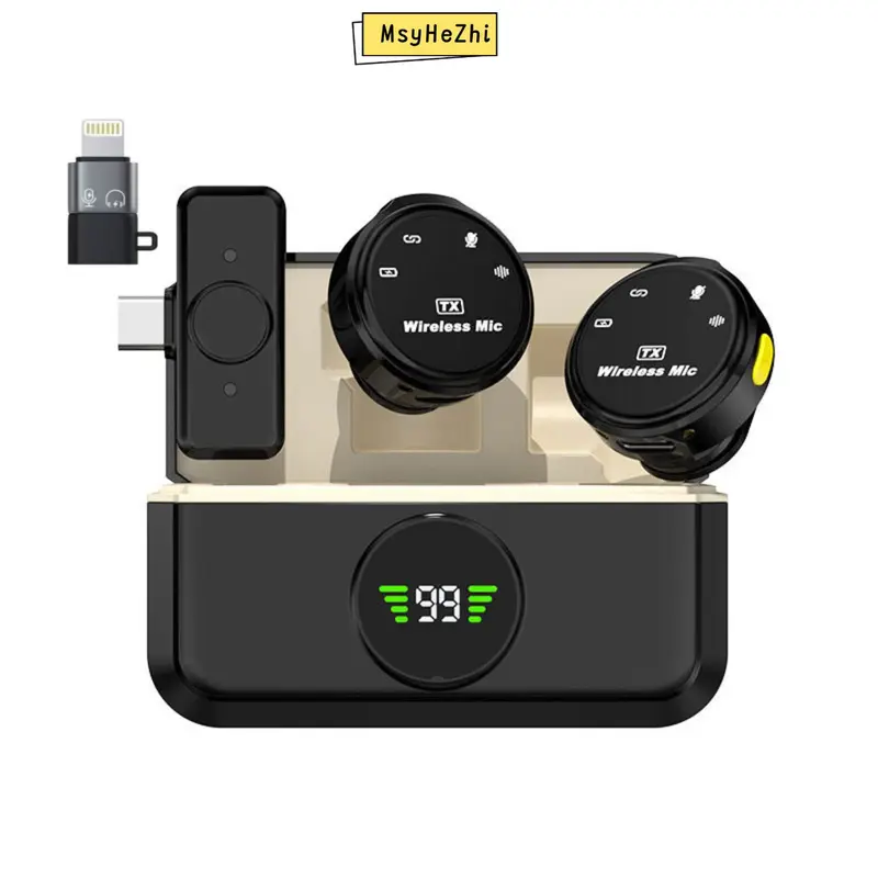 Microphone for TikTok Live Streaming Video Microphone Wireless Bluetooth Connection Headband-type Microphone Can be used for recording, singing, shooting videos and live streaming. It can effectively reduce noise. microphone iphone