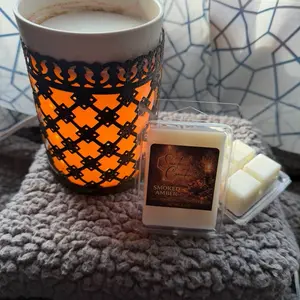 Smoked Amber | Hand-Poured Soy Wax Melt | Warm Smoky Masculine
