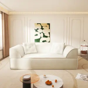 Eyisean 3-in-1 Chenille Boneless Folding Sofa Bed, 79.5" 3-Seater Convertible Cloud Couch with 2 Pillow & Deep Seat, No Assembly Required, Modern Chaise Lounge for Living Room/Office