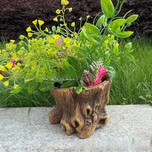 Resin Planters for Succulents with Modern Design Garden Decor Craft Ornaments Home Office Decoration Wholesale
