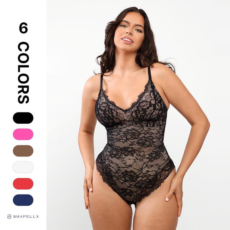 Shapellx AirSlim Lace Smooth Firm Control Full Body Shapewear Womenswear Sales