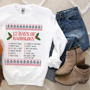 Christmas Radiology Sweatshirt, Radiologist Gifts, Xray Tech, Rad Tech, Radiology Shirt, Radiology Gifts, Christmas Sweater, Ugly Sweater
