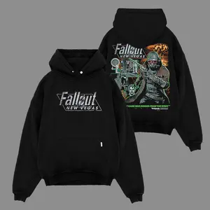 Fall out New Vegas Hoodie Shirt Premium Cotton, Fall Out Fans, RPG Game Graphic Hoodie, Streetwear Hoodie Unisex Oversize Gift for RPG Game Lovers