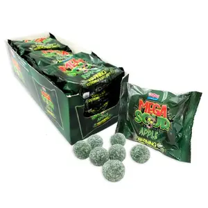 Barnetts Mega Sour Fruits - Green Apple: 12-Piece Box