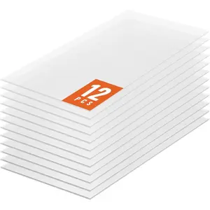 VEVOR 15 Pack Polycarbonate Greenhouse Panels, 2' X 4' X 0.24'' Roof Panels Sheets, Waterproof UV Protected Corrugated Plastic Roofing, Impact Resistance Clear Roofing Sheets for Greenhouse/GardenVEVOR Super Brand Day