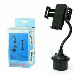 Universal Car Mount Adjustable Gooseneck Cup Holder Cradle for Cell Phone
