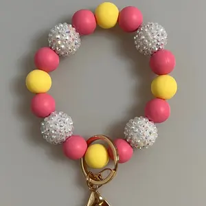 Delilah Beaded Wristlet Keychain