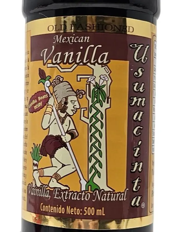 Usumacinta Pure Amber Mexican Vanilla Extract, 16.9 Ounces, Made in Mexico